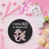 リトルブピンク幽霊ガールズベビーシャワー ペーパープレート (パーティー)