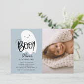 リトルブフォト誕生日招待状 招待状 (スタンド正面)