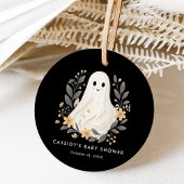 リトルブボホ幽霊ハロウィーンベイビーシャワー フェイバータグ