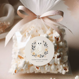 リトルブボホ幽霊ハロウィーンベイビーシャワー ラウンドシール