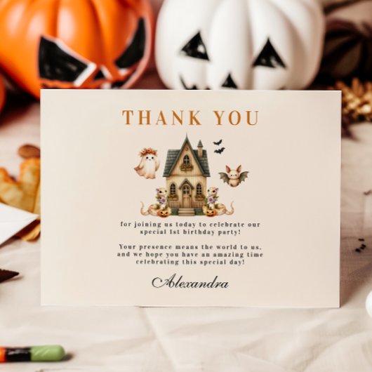 リトルブボホ誕生日バッシュ サンキューカード