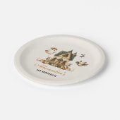 リトルブボホ誕生日バッシュ ペーパープレート (アングル)