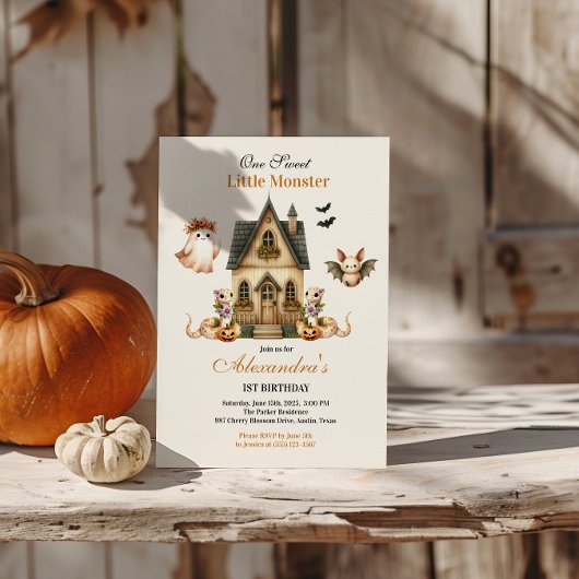 リトルブボホ誕生日バッシュ 招待状