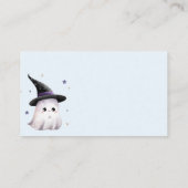 リトルブボーイ赤ちゃんシャワーおむつラッフルチケット エンクロージャーカード (裏面)