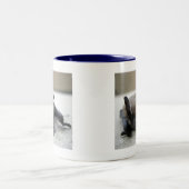 リトルブラウンこうもり(筋炎) ツートーンマグカップ (中央)