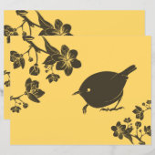 リトルブラウンバードジャーナルのスクラップブック紙 (正面/裏面)