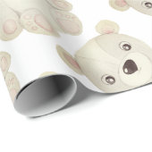 リトルブラウンベア赤ちゃんシャワー誕生日男の子または女の子 ラッピングペーパー (ロールコーナー)