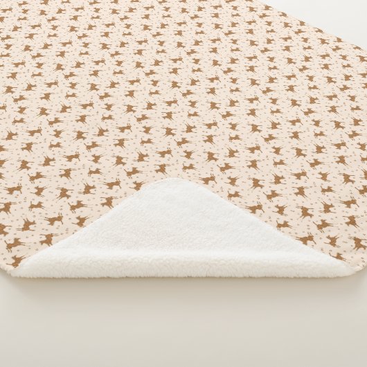 リトルブラウン馬 – サーモンピンク。 シェルパブランケット (3/4)