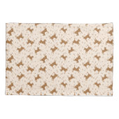 リトルブラウン馬 – サーモンピンク。 枕カバー (裏面)