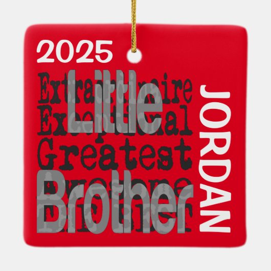 リトルブラザーエクソナレアカスタム セラミックオーナメント (裏面)