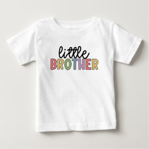 リトルブラザーカワイトマッチング兄弟姉妹ベビーTシャツ ベビーTシャツ