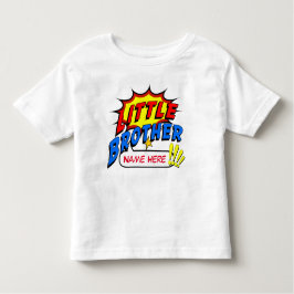 リトルブラザースーパーヒーローカスタム トドラーTシャツ