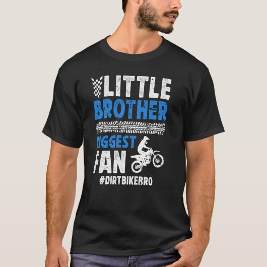 リトルブラザーダートバイクブロダートバイクス誇りを持ったープ Tシャツ (正面)