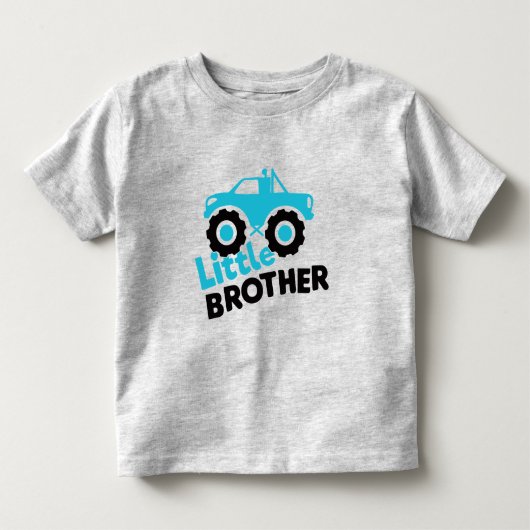 リトルブラザーモンスターカー トドラーTシャツ (正面)