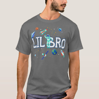 リトルブラザー宇宙飛行士宇宙ファミリーマッチングビル Tシャツ