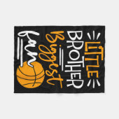 リトルブラザー最大ファンバイスケットビル フリースブランケット (正面(横))