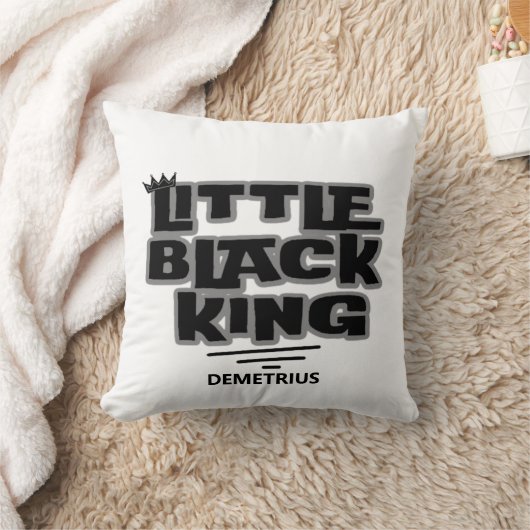 リトルブラックキングボーイズ装飾用クッション クッション (ブランケット)
