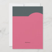 リトルブラックドレスの招待状 招待状 (裏面)