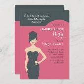 リトルブラックドレスの招待状 招待状 (正面/裏面)