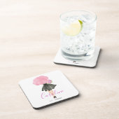 リトルブラックドレスウーマンスタイリッシュファッション コースター (右側)