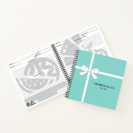 リトルブラックドレスキッチンパーソナルシャワーレシピ ノートブック