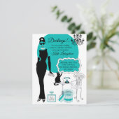 リトルブラックドレスシャワー招待状 シーズンカード (スタンド正面)