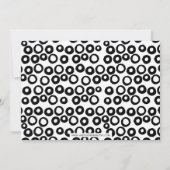 リトルブラックドレスハイヒールバチェロレッテ 招待状 (裏面)