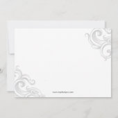 リトルブラックドレスバチェロレッテ招待状 招待状 (裏面)