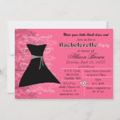 リトルブラックドレスバチェロレッテ招待状 招待状 (正面)