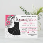 リトルブラックドレスバチェロレッテ招待状 招待状 (スタンド正面)