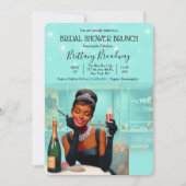 リトルブラックドレスブライド&コグラムブライダルシャワー 招待状 (正面)