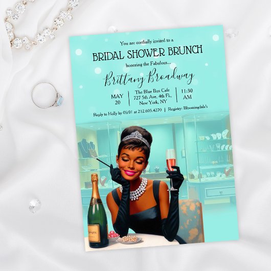 リトルブラックドレスブライド&コグラムブライダルシャワー 招待状