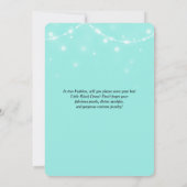 リトルブラックドレスブライド&コグラムブライダルシャワー 招待状 (裏面)