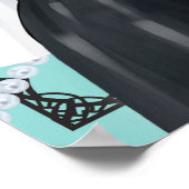 リトルブラックドレスブルーベビーシャワーへようこそ ポスター (角)