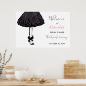 リトルブラックドレス ハイヒール ブライズメイドパーティー ポスター (キッチン)