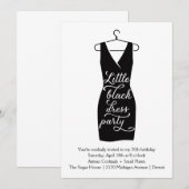 リトルブラックドレス 招待状 (正面/裏面)