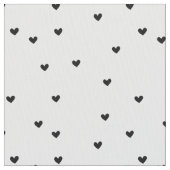 リトルブラックハート ファブリック (クローズアップ)