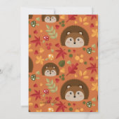 リトルブランチップマンクからのご招待 招待状 (裏面)