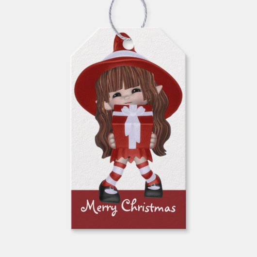 リトルブルネットd2クリスマスウィッチ – ギフトタグ (正面)