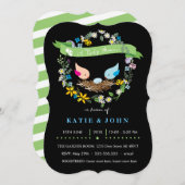 リトルブルーエッグ|ボーイベビーシャワー招待状 招待状 (正面/裏面)