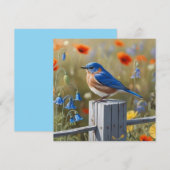 リトルブルーバードフラットホリデーカード シーズンカード (正面/裏面)