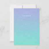 リトルブルーバードフローラサンキューカード サンキューカード (裏面)