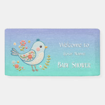 リトルブルーバードフローラ赤ちゃんシャワー