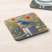 リトルブルーバード懸命プラスチックコースター コースター (左側)