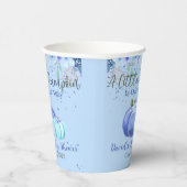 リトルブルーパンプキンベビーシャワー紙カップ 紙コップ (右)