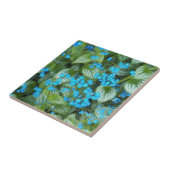 リトルブルーブルネラフラワーズフローラ タイル (側面)