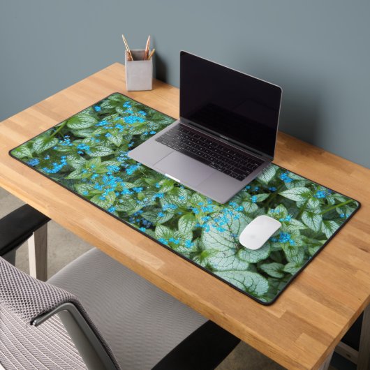 リトルブルーブルネラフラワーズフローラ デスクマット (オフィス2)