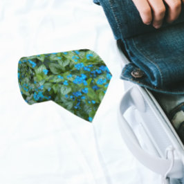 リトルブルーブルネラ花花柄 ネクタイ