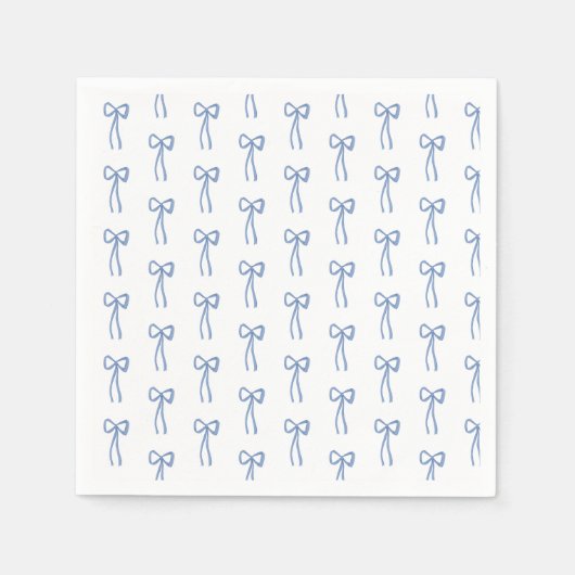 リトルブルーボー紙ナプキン スタンダードカクテルナプキン (正面)