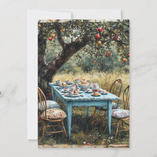 リトルブルームベイビースプリンクル | 春のテーマ 招待状 (正面)